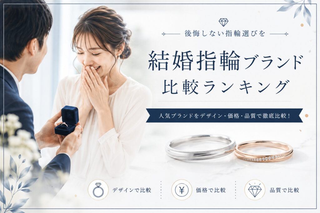 結婚指輪ブランド比較ランキング