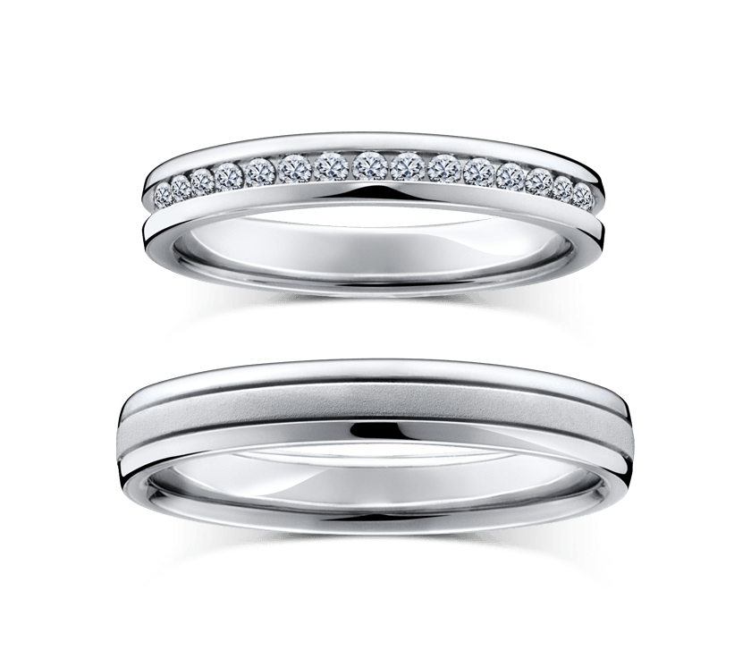 ラザールダイヤモンドの結婚指輪「HIGH LINE/ハイライン」