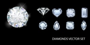 Diamond shapes collection