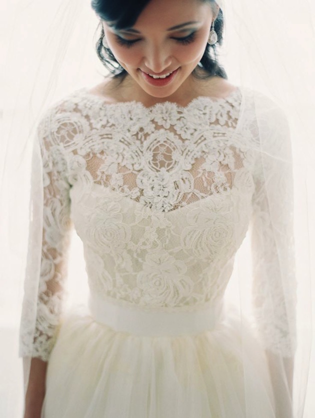 lace-sleeve-wedding-dress-Bridal-Musings-17
