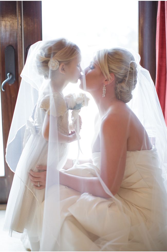 must-have-wedding-photo-ideas-bride-kiss-flower-girl