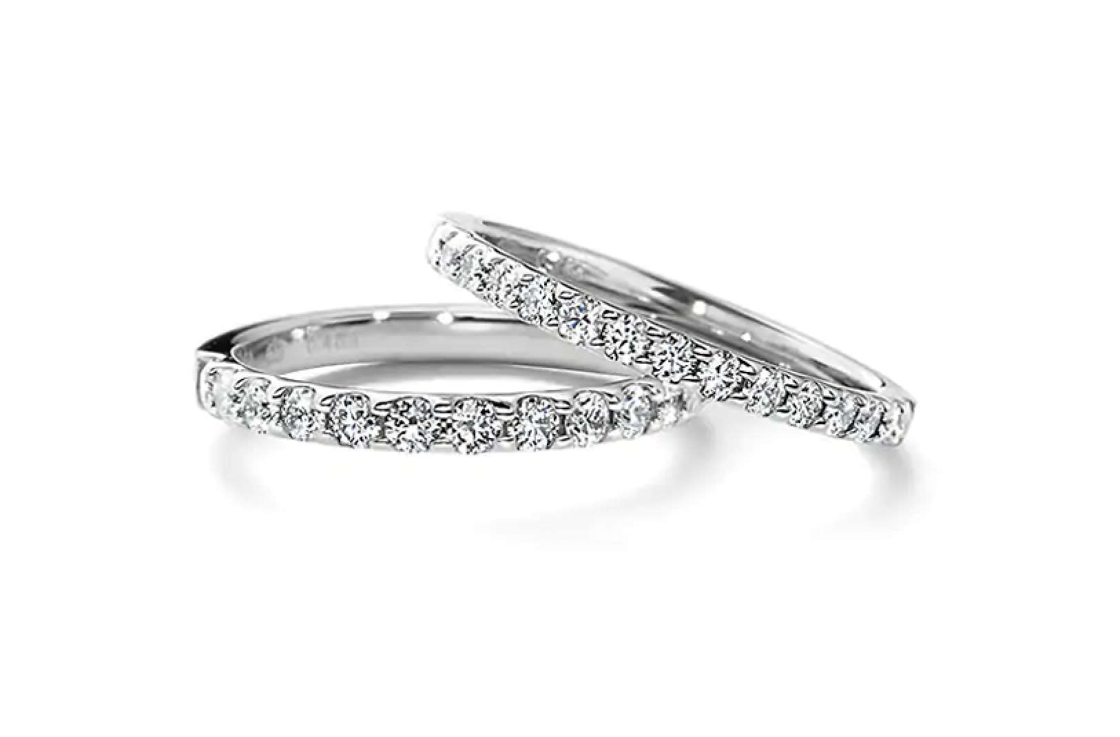 結婚指輪にもなるハーフエタニティの婚約指輪2022年決定版