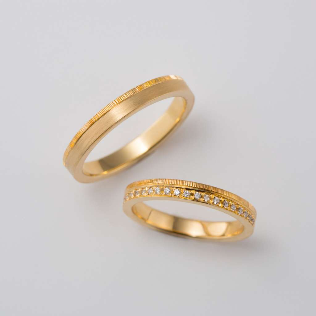 鶴（MIKOTO）の結婚指輪「18MA-009b」