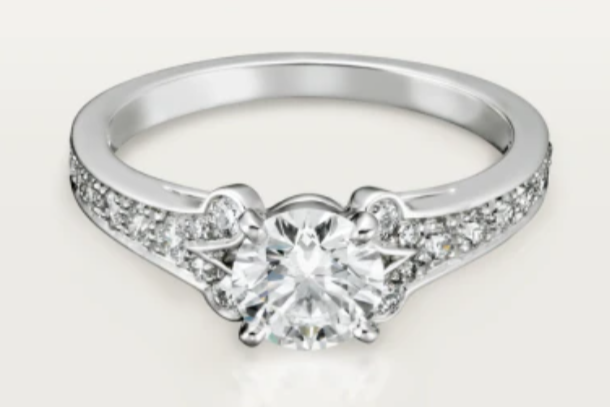 Cartierの婚約指輪『BALLERINE SOLITAIREバレリーナ ソリテール』