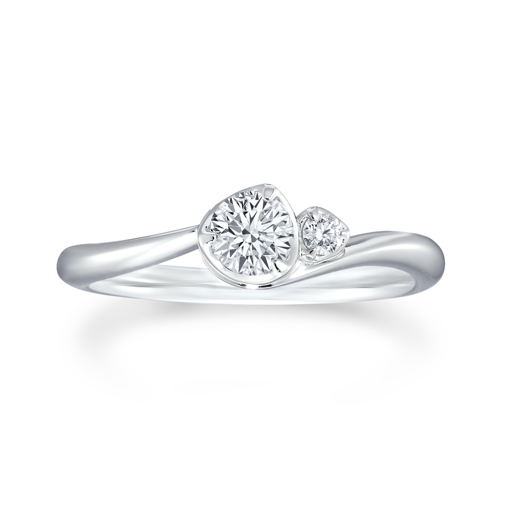 スタージュエリーの婚約指輪「Side Diamond」