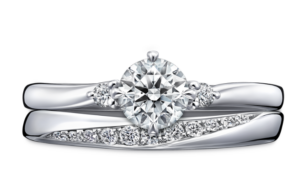 ラザールダイヤモンド　ザブルックリン　エコー　結婚指輪セットリング