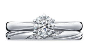 ラザールダイヤモンド　レヴァランス　レンブラント　結婚指輪セットリング