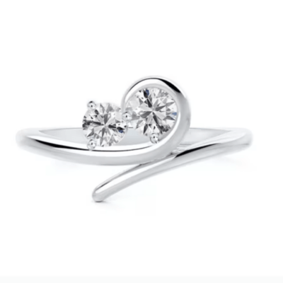 10位:FOREVERMARKのTWO D® COLLECTION Two D® リング