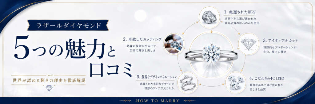 ラザールダイヤモンドの5つの魅力と口コミ